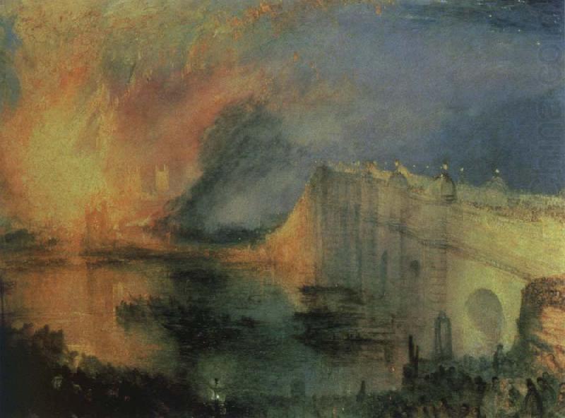the burning of the houses of lords and commons,october 16,1834, J.M.W. Turner